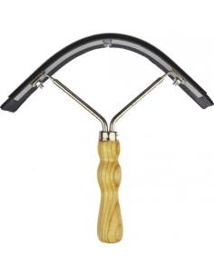 Curved Scraper with Wooden Handle