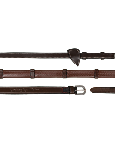 Dyon Rubber Reins with Stops Working Collection 13mm
