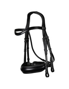 Cabezada Doble Dyon Dressage Working Collection Negro Mate 2