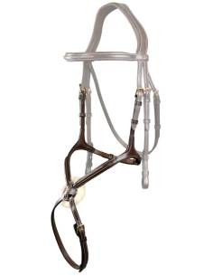 Dyon D Collection Mexican Noseband with Sheepskin