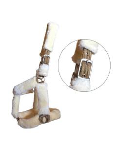 Cabezada de Cuadra de Nylon Forrada con Borrego