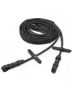Schockemohle Round Finished Nylon with Leather Stops Reins