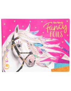 Miss Melody Fancy Foils Coloring Book