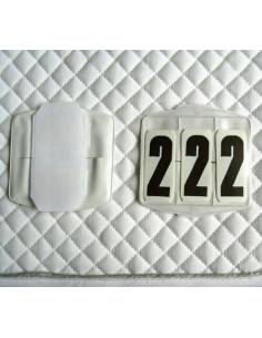 Porta Número de Competición Rectangular para Mantilla