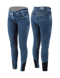 Pantalón Tejano para Montar Animo Niuz KGrip para Mujer