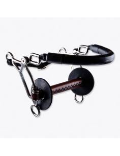 Hackamore Combinado de Cuero Flexible Trust Pata Corta