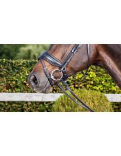 Dyon Dressage Snaffle Noseband Flat & Mate Leather 2