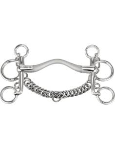 Pelham de Pata Corta con Puente Sprenger Satinox