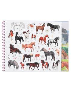 Libro de Razas de Caballos para Colorear y Decorar Miss... 2