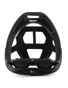 Estribos Flex-On Composite Junior con Cazoleta Black
