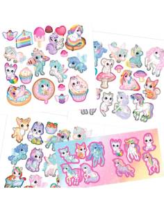 Mini Cuaderno de Stickers Ylvi Mis Unicornios 2