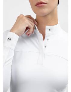 Maximilian Era Long Sleeve Competition Polo for Women 2