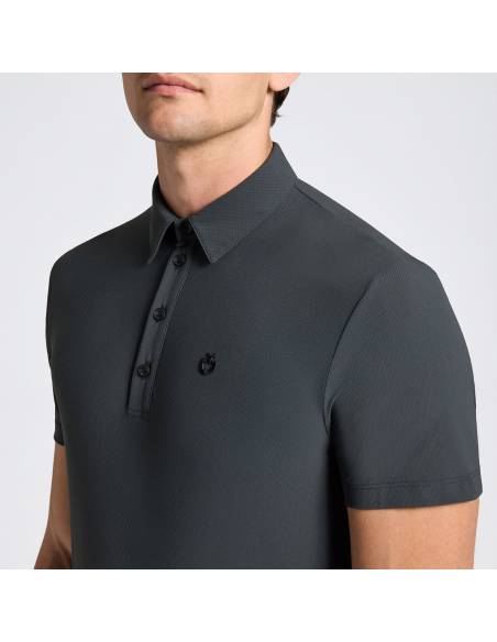 Polo Equitación de Manga Corta Cavalleria Toscana Technical para Hombre