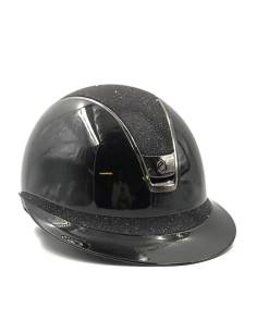 Casco Samshield MissShield ShadowGlossy Crystal Fabric Negro