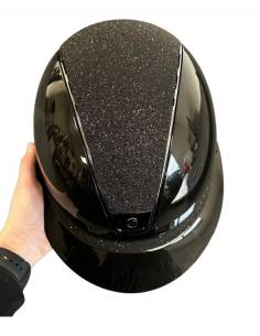 Casco Samshield MissShield ShadowGlossy Crystal Fabric Negro 2