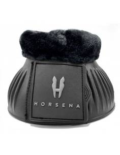 Horsena Rubber Bell Boots with Fleece