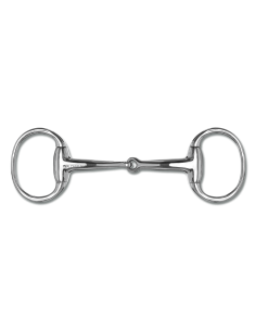 Eggbutt Bit Double Jointed of SS for Pony