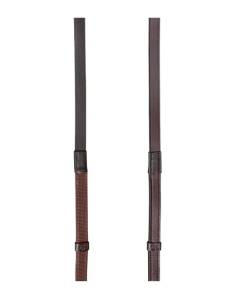 Riendas Equiline Cuero/Goma Interna con Topes 2