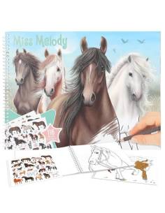 Miss Melody Horse Coloring Book