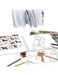 Cuaderno Miss Melody para Colorear Caballos 2