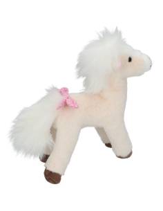 Caballo de Peluche Miss Melody Blanco 18cm 2
