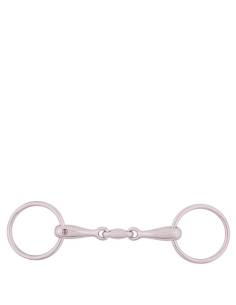 BR Single Jointed Three-Piece Loose Ring Snaffle 16mm