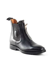 Botines de Equitación Deniro Negro con Cremallera 2
