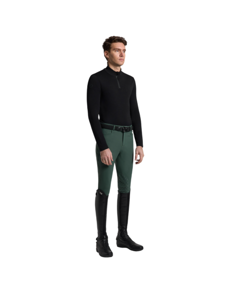 Polo de Equitación Cavalleria Toscana Turtleneck Manga Larga para Hombre