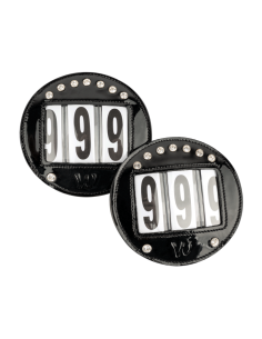 Portanumeros Waldhausen de Charol (pack - 2)
