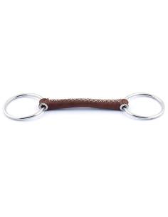 Jump’In Straight Leather Loose Ring Bit