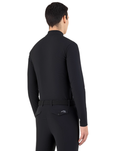 Polo de Equitación Manga Larga Equiline Clup para Hombre 2
