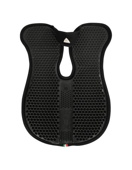 Acavallo Memory Foam Half Pad with Hexagonal Gel, Free Withers and Rear Riser