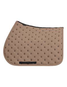 Cavalleria Toscana Embroidery Quilted Jumping Saddle Pad