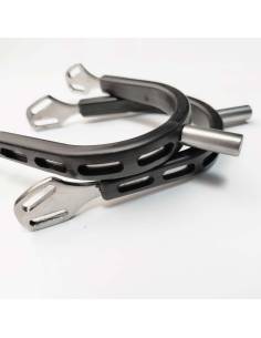 Espuelas de Punta Cuadrada Inox con Goma 2
