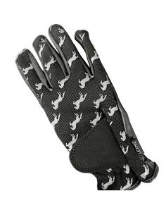 Guantes de Equitación Lehxis con Estampado de Caballos...