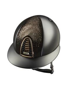 Casco de Equitación KEP Cromo 2.0 Textile Black &...