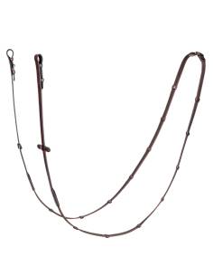 Equiline Anti-Slip Web Reins with Stoppers