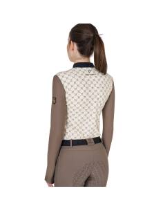 Polo de Equitación Manga Larga Equestro Monogram Print... 2