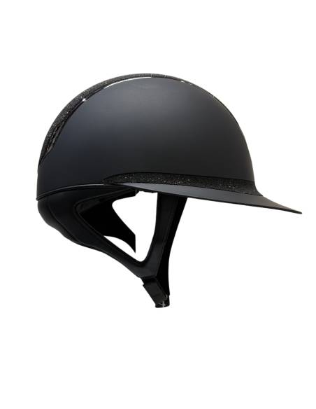 Samshield MissShield ShadowMatt Crystal Fabric Swarovski Black Riding Helmet
