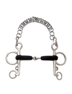 Sefton Rubber Jointed Pelham Bit