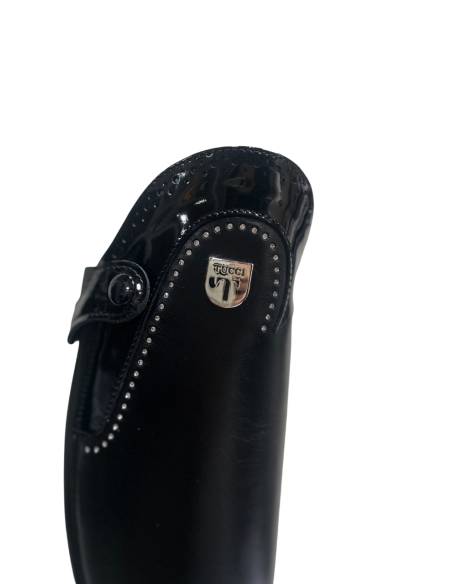 Botas de Equitación Tucci Time Marilyn Crystal Punched / Patent