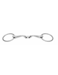 Stubben Steeltec Fine Line Anatomical Double Jointed Snaffle