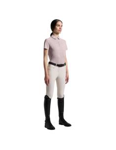 Polo de Equitación Manga Corta Cavalleria Toscana Inserts...