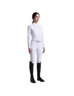 Polo de Concurso Manga Larga Cavalleria Toscana Half-Zip...