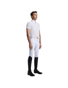 Polo de Concurso Manga Corta Cavalleria Toscana Loop Zip...