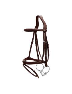 Dyon Braided Simple Bridle New English Collection Silver