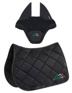 Conjunto de Mantilla y Orejeras Equiline para Salto Rombo...