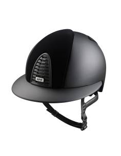 Casco de Equitación KEP Cromo 2.0 Matt Black & Alcantara...