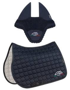 Conjunto de Mantilla y Orejeras Equiline para Salto...