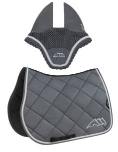 Conjunto de Mantilla y Orejeras Equiline para Salto Rombo...